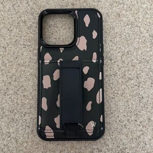 Stylish Walli Black and Tan Phone Case